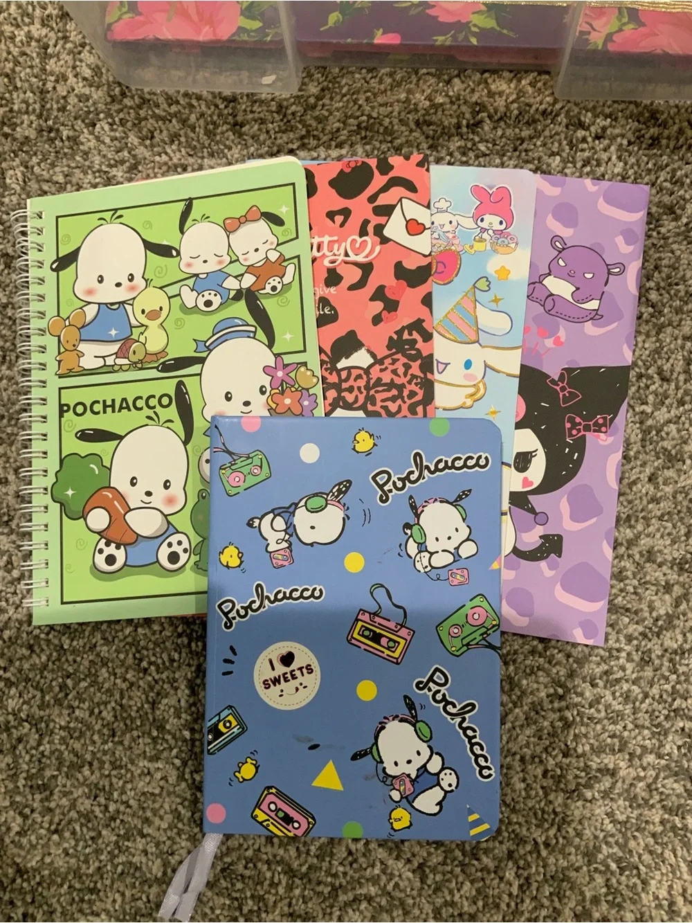 Hello Kitty & Fiends Spiral Notebook Set